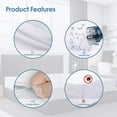 thumbnail image 5 of BBETIY Waterproof Mattress Protector King Size with 2 Zippered Pillow Covers - Breathable, Hypoallergenic, Cotton Terry Mattress Cover, 5 of 5