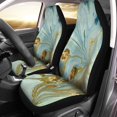 thumbnail image 1 of Juego de 2 fundas de asiento de coche ABPHQTO Verde Ágata Jaspeado Azul Abstracto, 1 of 4