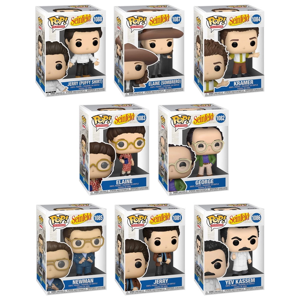 Funko POP! Television - Seinfeld Vinyl Figures - SET OF 8 (Jerry ...