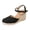 Black, variant on Wedge Platform Sandals for Women 2026 Arch Support Summer Casual Dressy Espadrille Woven Wide Width Walking Slip on Shoes Size 6-10