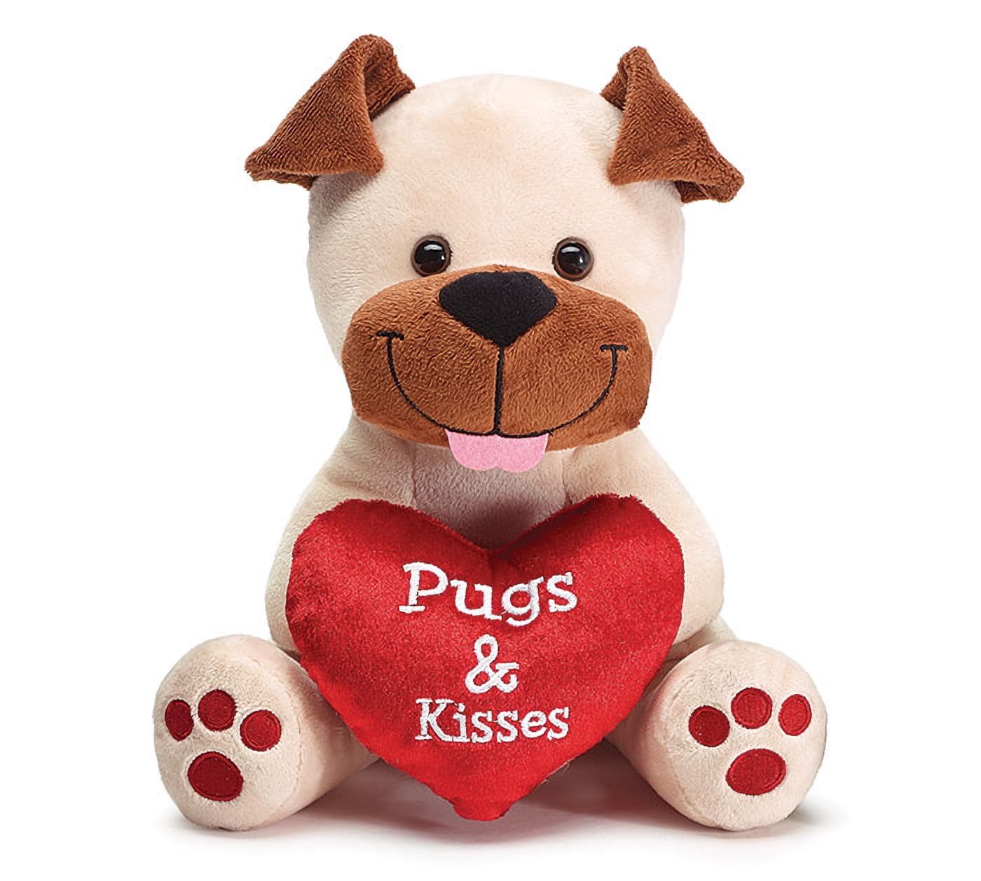 pugs and kisses stuffed animal