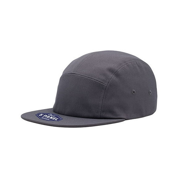 Monterey Club 5 Panel Classic Canvas Jockey Camper Cap #C586