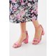 thumbnail image 1 of Dorothy Perkins - Zapatos de Tacón Bajo Sammy Hebilla con Correa Tacón Cuadrado para Mujer (Rosa), 1 of 2