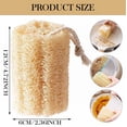 thumbnail image 3 of Goowood Natural Loofah Sponge Kitchen Dish Scrubber Biodegradable Plant Fiber Luffa Body Exfoliator for Shower and Household Cleaning, 3 of 9