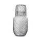 thumbnail image 5 of Juego de jarra de agua y vaso para mesita de noche, jarra de jugo, patrón tallado transparente para regalo de inauguración de la casa, elegante y, 5 of 8