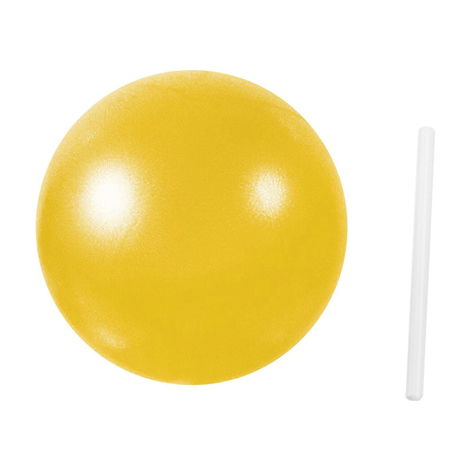 Small Pilates Ball Exercise Ball 9 inch Slip Resistant Core Ball Yoga Ball Core Training Stability Balance Gymnastics Improves Balance Yellow Walmart
