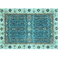 thumbnail image 1 of Ahgly Company Indoor Rectangle Oriental Light Blue Traditional Area Rugs, 8' x 10', 1 of 4