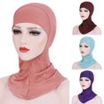 thumbnail image 2 of Women Mercerized Muslim Turban Hat Interior Hijab Cap Islamic Bonnet Cover Scarf, 2 of 10