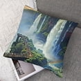 thumbnail image 7 of BANET Navyblue Covers, Decorative Pillow Covers Digital Printing for Sofa Invisible Zipper 12x12in, 7 of 7
