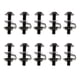 thumbnail image 5 of sweethay 10 unids/set pernos 6mm tornillo de carenado motocicleta carrocería hexagonal tornillo carenado suministros de sujeción Accesorios para motos, 5 of 6