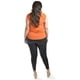 thumbnail image 3 of Blusa con detalle de encaje Roman Fashion Talla Extra Naranja 38, 3 of 5