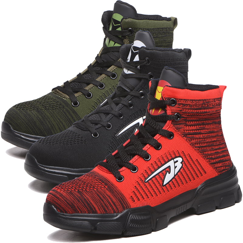 Men Safety Work Shoes Steel Toe Cap Boots Indestructible Outdoor Casual Sneakers