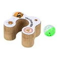 thumbnail image 2 of Cartón de rasguño de gato de órgano Cardboard Cardboard de juguete Mental Ejercicio físico Garra de molienda para gatos interiores Regalo plegable, 2 of 8