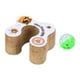 thumbnail image 2 of Cartón de rasguño de gato de órgano Cardboard Cardboard de juguete Mental Ejercicio físico Garra de molienda para gatos interiores Regalo plegable, 2 of 8