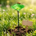 thumbnail image 5 of Flower Shaped Pollinator Waterer Feeder With Metal Stake Outdoor Garden Decor Butterfly Hummingbird Feeder For Yard Backyard Patio Insect Waterer, 5 of 6