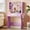 Purple, variant on FANRAL Vanity Desk with LED Lighted Mirror and Power Outlet,Makeup Vanity Table with Storage Drawers,3 Lighting Modes and Adjustable Brightness,Dressing Table for Bedroom,Walnut Vanity