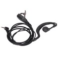thumbnail image 4 of Earphone, 2 Way  Headphone Black Rotatable Clip 2.5mm Plug Sensitive PTT Button  For TLKR For T80 For, 4 of 8