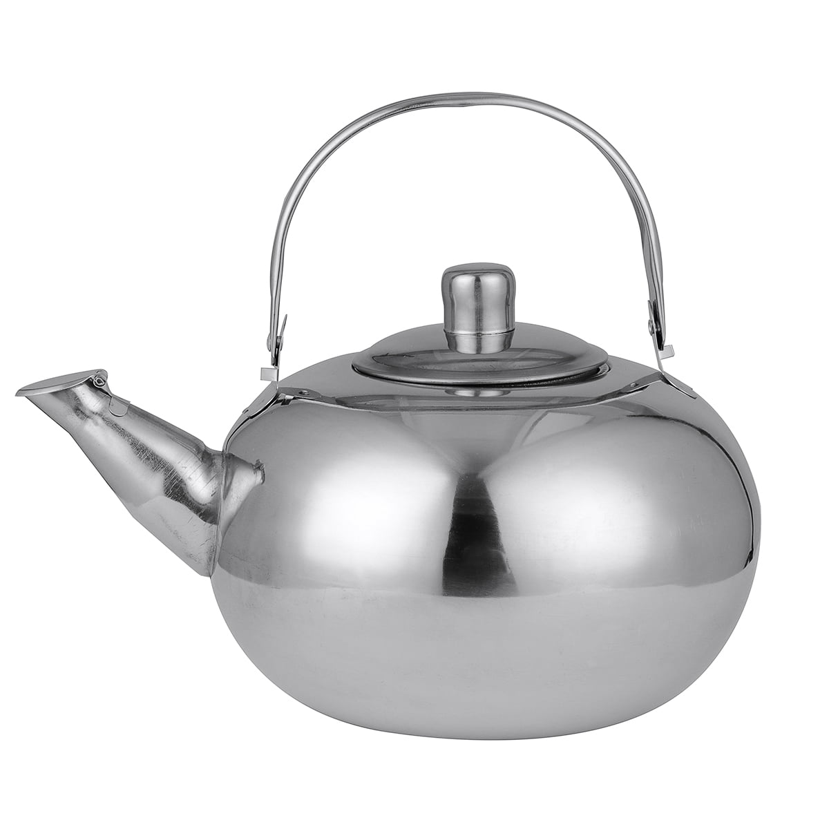 Silver Stainless Steel Teapot 1 piece 1.0/1.5/2.0/2.5L Coffee Pot Sale Newest