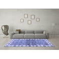 thumbnail image 3 of Ahgly Company Indoor Rectangle Oriental Blue Traditional Area Rugs, 2' x 4', 3 of 4