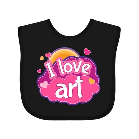 

Inktastic Artist I Love Art Gift Baby Girl Bib