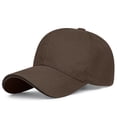 thumbnail image 2 of Baseball Cap Women CQXIDFH Unisex Knitted Baseball Cap, Warm Sun Protection Hat, Hip Hop Casual Headwear for Beach Daily, Hijab Cap (Coffee, One Size), 2 of 5