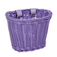 thumbnail image 1 of HLONK Kids Handlebar Bike Basket Imitation Rattan Hand Woven Basket Stylish for Children Detachable Accessory, 1 of 10