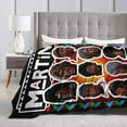 thumbnail image 3 of Martin Lawrence Blanket Flannel Soft Throw Blankets for Bedroom Livingroom Sofa Home 60"X50", 3 of 6