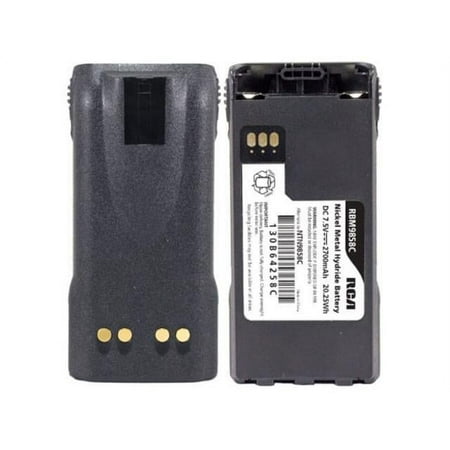Genuine RCA RBM9858C Handheld Radio Battery with Belt-Clip | Nickel Metal Hydride | Ultra High Capacity | 2500mAh / 18.75Wh | 7.5V | IMPRES Compatible REPLACES MOTOROLA NTN9858C