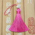 thumbnail image 6 of U8MO 3'' Jade Bead Tassel Trim Craft Jewelry Making DIY Pendant Curtain Tassels-25# light purple, 6 of 6
