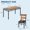 Brown, variant on Acekid Wood Dining Table Set for 4 with Upholstered Chairs, Kitchen Table with Corner Protector, Brown
