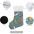 thumbnail image 3 of Coolnut Cute Dachshunds Dog Christmas Stockings Christmas Presonalized Large Stocking Sock, Set of 1 Xmas Party Winter Decor Candy Bag Family Holiday Gift, 17.7 Inch, 3 of 7