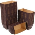 thumbnail image 4 of Miangastore 50pcs Paper Loaf Pan Baking Bread Paper Loft Mold Oven Baking Goods Rectangle Tray, 4 of 9