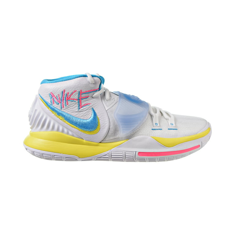 Stoel Waarschuwing onderhoud Nike Kyrie 6 "Neon Graffiti" Men's Basketball Shoes White-Blue-Yellow  bq4630-101 - Walmart.com