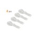 thumbnail image 2 of Tirantes de sujetador INSPIRE CHIC para mujeres, 2 pares, ancho de 10/12/15/18/20 mm, tirantes elásticos ajustables y estirables, color blanco puro, 15 mm, 2 of 5
