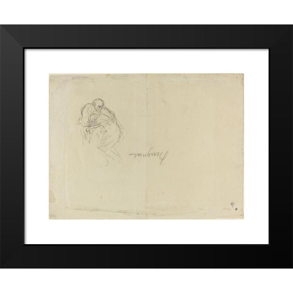 Honoré Daumier 14x11 Black Modern Framed Museum Art Print Titled - The Prodigal Son II
