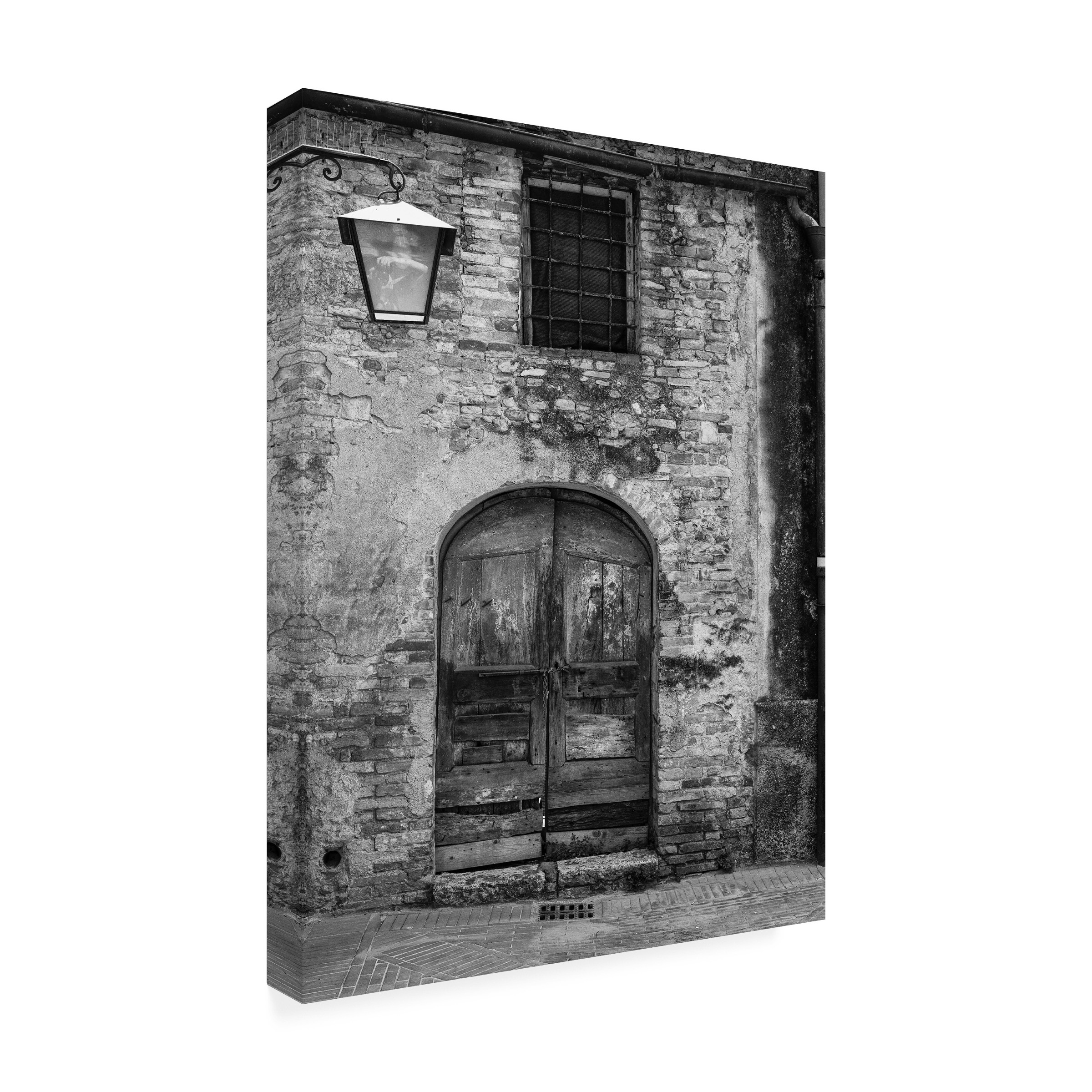 Trademark Fine Art "San Gimignano Door" Canvas Art by Moises Levy