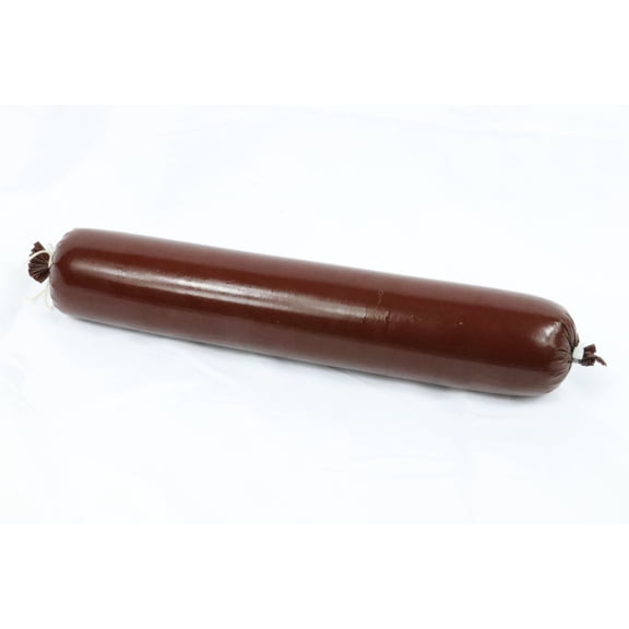 Summer Sausage Casing - 3lb Size 2.5 x 20 in. Mahogany Fibrous add Venison, Beef, Pork, Elk