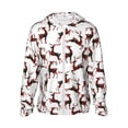 thumbnail image 1 of Fotbe Christmas Plaid Moose Chaqueta con Protección Solar UPF 50+ para Hombre y Mujer, Camisa con Capucha y Bolsillos-3X-Large, 1 of 7
