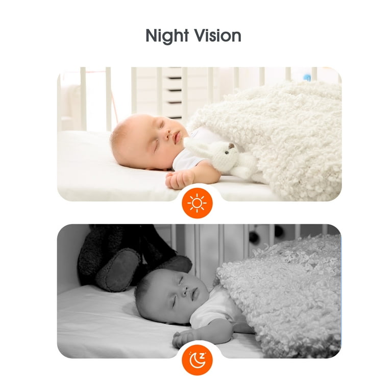 BabyTime Babyphone Caméra, 2K 5 Camera Bebe Surveillance 360° PTZ Baby  Phone Vidéo connecté Smartphone avec Alertes Intelligentes, Vision  Nocturne, Température, Audio Bidirectionnel (baby1s) : : Bébé et  Puériculture