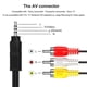 thumbnail image 4 of Cable de salida de audio y video de 3,5 mm a RCA para videocámara Handycam AV, 3,5 mm 1/8 "TRRS a 3 RCA macho Cable AUX Cable para TV, teléfonos inteligentes, MP3, tabletas, altavoces, cine en ca, 4 of 4