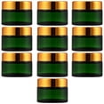 thumbnail image 1 of MasteelfCA 10pcs Reusable Sample Bottle Lotion Cream Holder Small Glass Storage Bottle, 1 of 7
