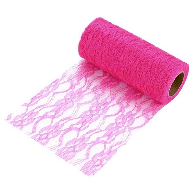 Flmtop Rouleau de Tulle en Dentelle pour Jupe Tutu DIY Décoration de Table de Mariage