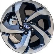 SUBARU FORESTER 2022 - 2023 MACHINED BLACK Factory OEM Wheel Rim (Not Replicas)