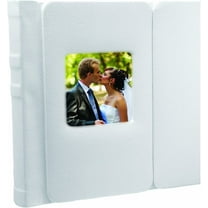 8" x 8" White Overlapping Cover Self-Stick Photo Albums - Pack of 6