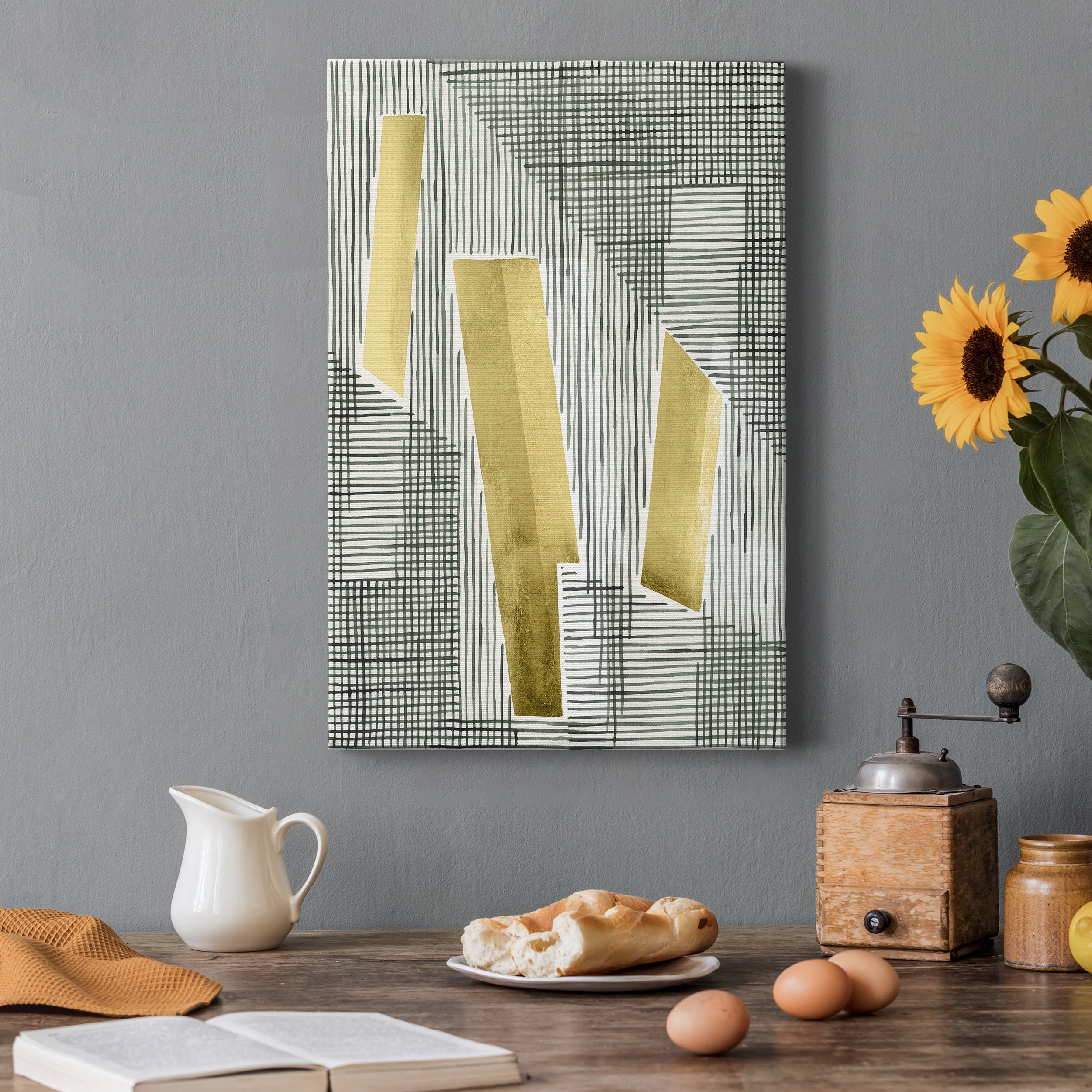 Shadow Screen II Premium Gallery Wrapped Canvas - Ready to Hang
