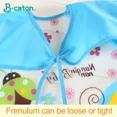 thumbnail image 4 of Baby Bibs Burp Clothes Waterproof Dining Long Sleeve Apron Children Feeding Smock Burp Infant Toddler Clothes Reverse Dressing, 4 of 6