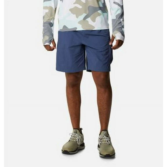 Columbia Mens Palmerston Peak Sport Shorts Dark Mountain Blue Small