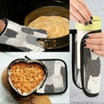 thumbnail image 5 of Yayeee Oven Mitts and Pot Holder Set of 4 Heat Resistant Kitchen Gloves Baking Hot Pad, Gray Cute Cats, 5 of 5