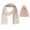 Tan, variant on Madden NYC Women's Beanie Hat and Scarf Gift Set, 2-Piece, Blush