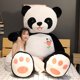 thumbnail image 2 of Muñeco de peluche de panda grande y bonito de 60 cm/80/100 cm, almohada para niños, regalos de cumpleaños y Navidad, juguetes de dibujos animados, almohada grande para la cama, 2 of 5